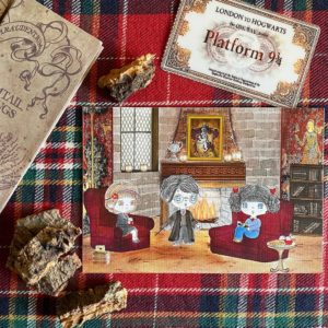 Les heures merveilleuses de Noël : Dans le salon Gryffondor